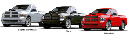 2005 Dodge Ram SRT-10 Colors