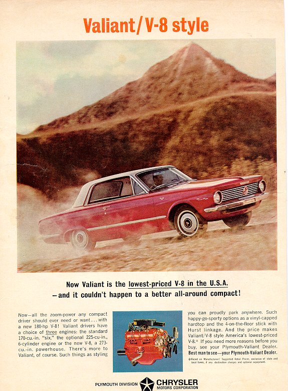 1964 Plymouth Valiant Advertisement