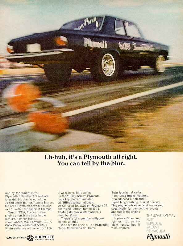 1965 Plymouth Advertisement