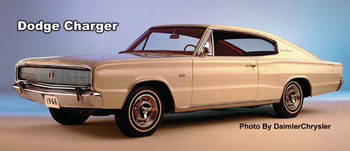 1966 Dodge Charger from brochure.