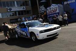 Dodge Challenger Drag Race Package Cars at the 29th Annual Mopar Mile-High Nationals.