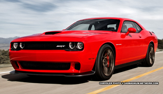 2015 Dodge Challenger SRT Supercharged with HEMI Hellcat engine.