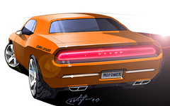 2006 Dodge Challenger concept Final design drawing.