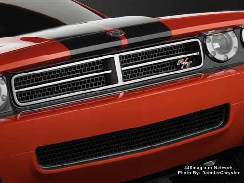 2006 Dodge Challenger concept vehicle - front grille.