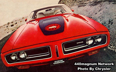 1971 Dodge Charger Super Bee from brochure.