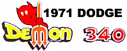 1971 Dodge Demon 340 Logo.