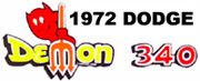 1972 Dodge Demon 340 Logo.