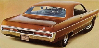 1970 Plymouth Fury GT S/23 from brochure.