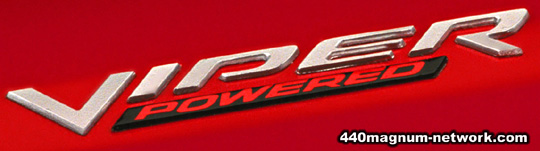 Dodge Ram SRT-10 Viper Powered Hood Logo
