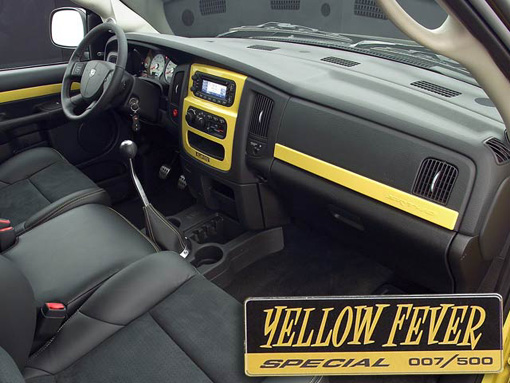 2005 Dodge Ram SRT10 Yellow Fever - Dash