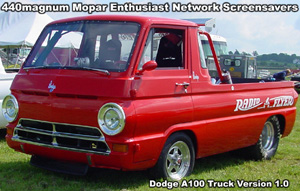 Classic Dodge A-100 Truck Screensaver