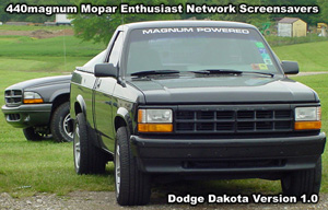 Classic Dodge Dakota Screensaver