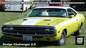 HD Widescreen Dodge Challenger Screensaver