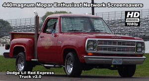 HD Widescreen Dodge Lil Red Express Truck Screensaver