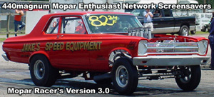 Classic Mopar Drag Racing Screensaver 3.0